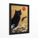 Michi Oriental - Puffy Design | Cuadro decorativo de Canvas Lab