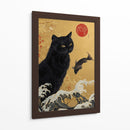 Michi Oriental - Puffy Design | Cuadro decorativo de Canvas Lab
