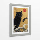 Michi Oriental - Puffy Design | Cuadro decorativo de Canvas Lab