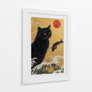 Michi Oriental - Puffy Design | Cuadro decorativo de Canvas Lab
