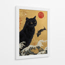 Michi Oriental - Puffy Design | Cuadro decorativo de Canvas Lab