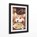 Perro Desayunador - Puffy Design | Cuadro decorativo de Canvas Lab