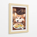 Perro Desayunador - Puffy Design | Cuadro decorativo de Canvas Lab