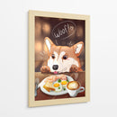 Perro Desayunador - Puffy Design | Cuadro decorativo de Canvas Lab
