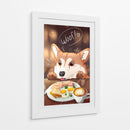 Perro Desayunador - Puffy Design | Cuadro decorativo de Canvas Lab