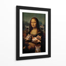 La Michi Lisa - Puffy Design | Cuadro decorativo de Canvas Lab