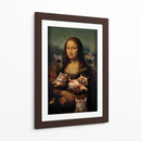 La Michi Lisa - Puffy Design | Cuadro decorativo de Canvas Lab