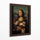 La Michi Lisa - Puffy Design | Cuadro decorativo de Canvas Lab