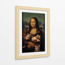 La Michi Lisa - Puffy Design | Cuadro decorativo de Canvas Lab