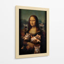 La Michi Lisa - Puffy Design | Cuadro decorativo de Canvas Lab