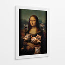 La Michi Lisa - Puffy Design | Cuadro decorativo de Canvas Lab