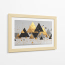 Piramides doradas  - DIEGO D L | Cuadro decorativo de Canvas Lab