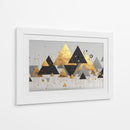 Piramides doradas  - DIEGO D L | Cuadro decorativo de Canvas Lab