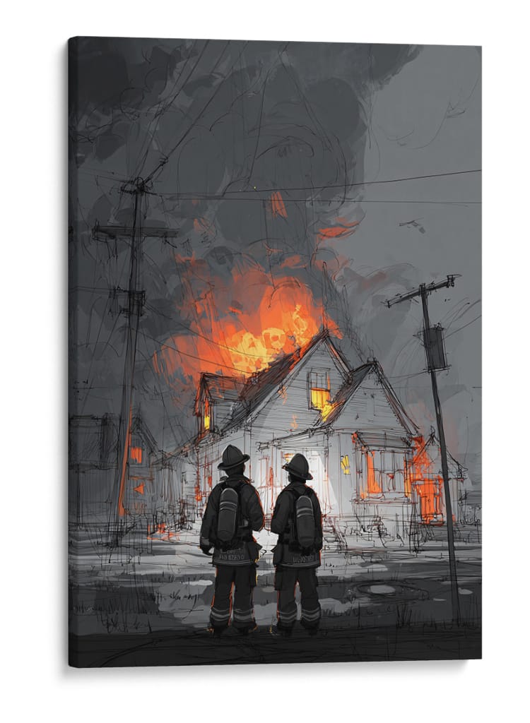 Heroes de fuego - DIEGO D L | Cuadro decorativo de Canvas Lab