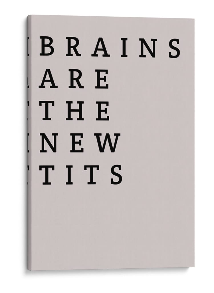 Mente Brillante - Puffy Design | Cuadro decorativo de Canvas Lab