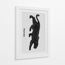 Sombra Negra - Puffy Design | Cuadro decorativo de Canvas Lab