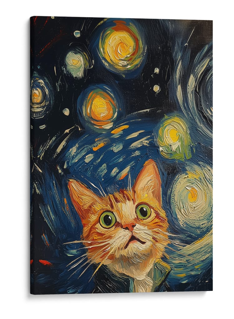 Maravilla Bajo las Estrellas. - Puffy Design | Cuadro decorativo de Canvas Lab