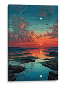 Atardecer - DIEGO D L | Cuadro decorativo de Canvas Lab