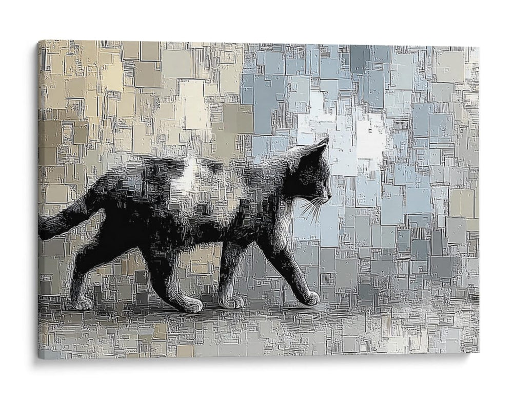 Gato gris - DIEGO D L | Cuadro decorativo de Canvas Lab