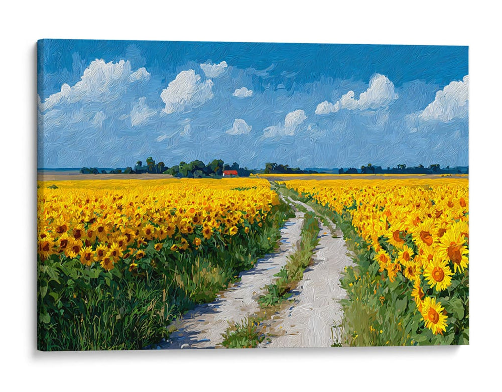 Amarillos brillantes - DIEGO D L | Cuadro decorativo de Canvas Lab