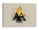 Piramide dorada - DIEGO D L | Cuadro decorativo de Canvas Lab