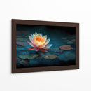Flor en lago - DIEGO D L | Cuadro decorativo de Canvas Lab