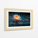 Flor en lago - DIEGO D L | Cuadro decorativo de Canvas Lab