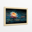 Flor en lago - DIEGO D L | Cuadro decorativo de Canvas Lab