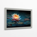 Flor en lago - DIEGO D L | Cuadro decorativo de Canvas Lab