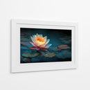 Flor en lago - DIEGO D L | Cuadro decorativo de Canvas Lab