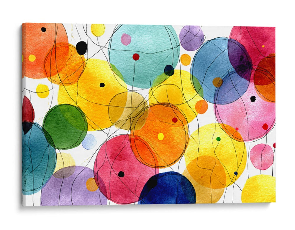 Globos de colores II - DIEGO D L | Cuadro decorativo de Canvas Lab