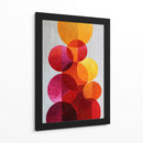 Círculos cálidos  - DIEGO D L | Cuadro decorativo de Canvas Lab
