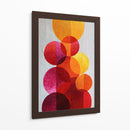 Círculos cálidos  - DIEGO D L | Cuadro decorativo de Canvas Lab