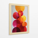 Círculos cálidos  - DIEGO D L | Cuadro decorativo de Canvas Lab