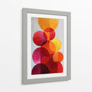 Círculos cálidos  - DIEGO D L | Cuadro decorativo de Canvas Lab