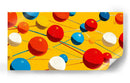 Globos bicolores  - DIEGO D L | Cuadro decorativo de Canvas Lab
