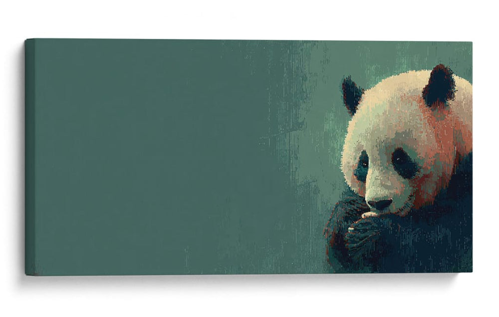 Panda verde - DIEGO D L | Cuadro decorativo de Canvas Lab