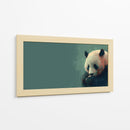 Panda verde - DIEGO D L | Cuadro decorativo de Canvas Lab