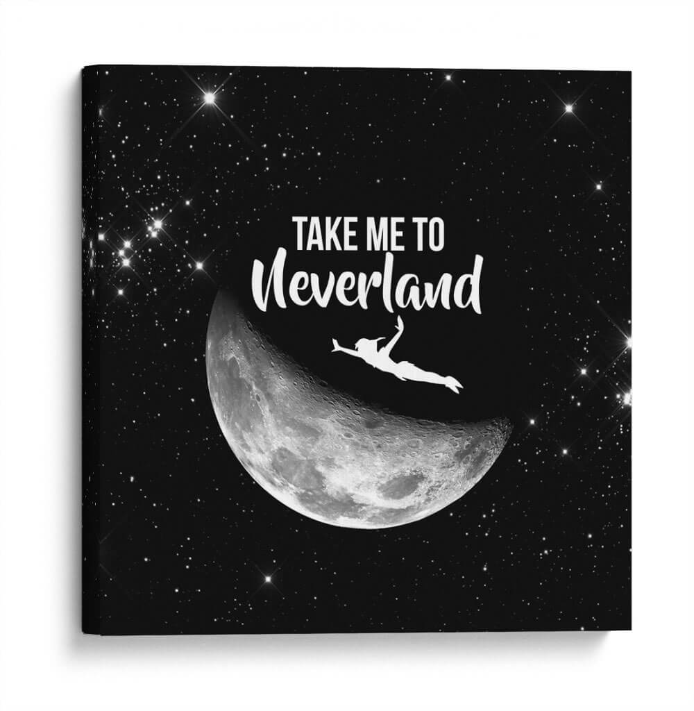 Take me to Neverland | Cuadro decorativo de Canvas Lab