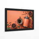 Cafe naranja - DIEGO D L | Cuadro decorativo de Canvas Lab
