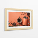 Cafe naranja - DIEGO D L | Cuadro decorativo de Canvas Lab