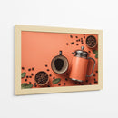 Cafe naranja - DIEGO D L | Cuadro decorativo de Canvas Lab
