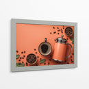 Cafe naranja - DIEGO D L | Cuadro decorativo de Canvas Lab