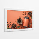Cafe naranja - DIEGO D L | Cuadro decorativo de Canvas Lab