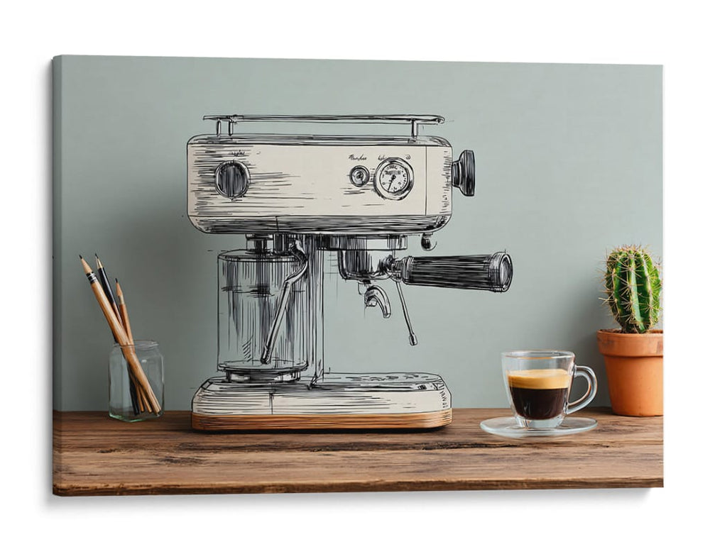 Posible cafetera  - DIEGO D L | Cuadro decorativo de Canvas Lab