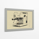 Dibujo técnico cafetera  - DIEGO D L | Cuadro decorativo de Canvas Lab