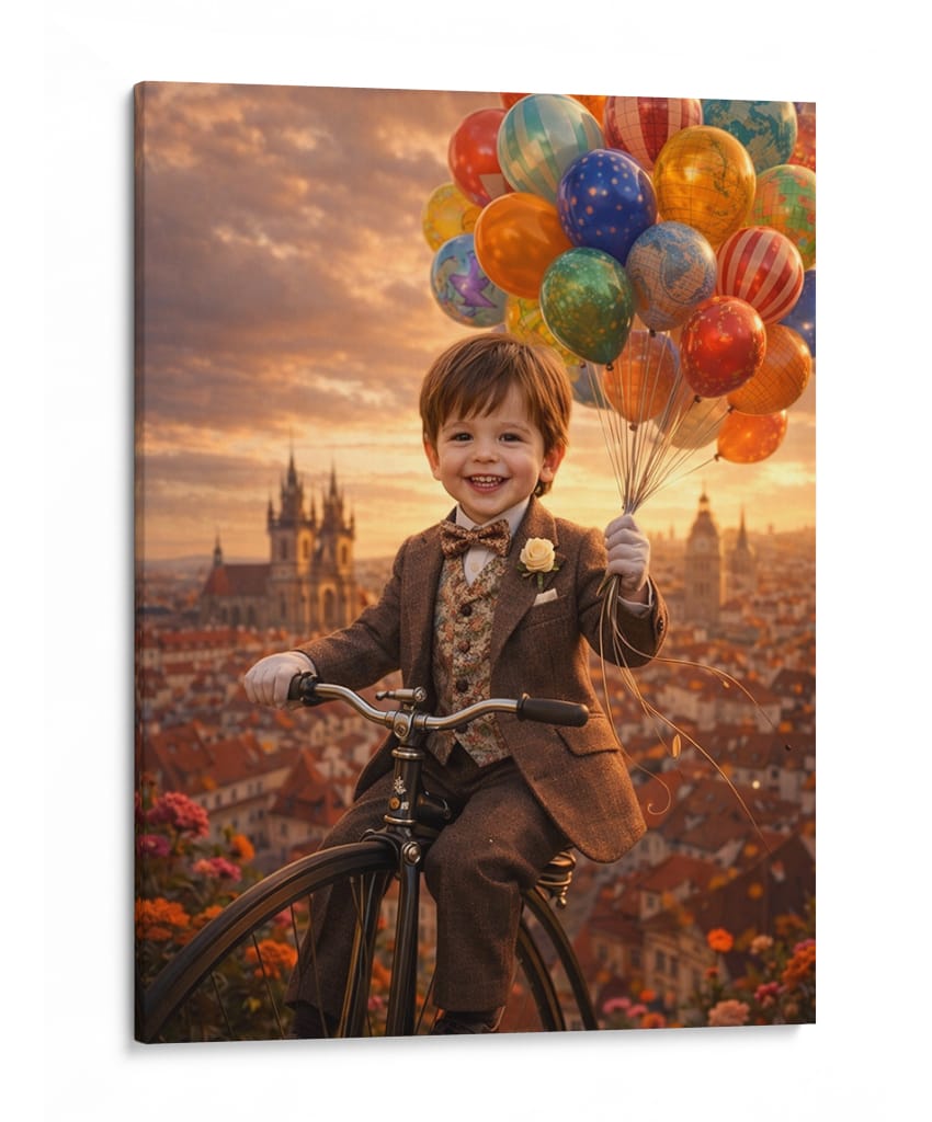 “Alegría sobre la ciudad “ - OctavioStudio88 | Cuadro decorativo de Canvas Lab