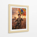 “Alegría sobre la ciudad “ - OctavioStudio88 | Cuadro decorativo de Canvas Lab