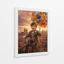 “Alegría sobre la ciudad “ - OctavioStudio88 | Cuadro decorativo de Canvas Lab
