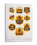 Identidad Colmena Dorada - OctavioStudio88 | Cuadro decorativo de Canvas Lab